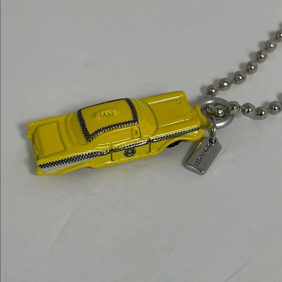 Coach Mini Taxi | Yellow Cab Metal Charm - Picture 4 of 10